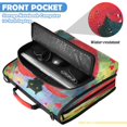 thumbnail image 6 of Heart-black Cats Printed Zipper Binder with Handle&Shoulder Strap 2 inch 3 Ring 500+300 Sheet Capacity File Folder Organizer, 6 of 8