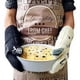 thumbnail image 2 of Guantes de cocina para horno, agarradera y guante anticalor para cocinar, barbacoa, hornear, marfil y negro, gato y gato negro, amantes de los gatos, 2 of 5