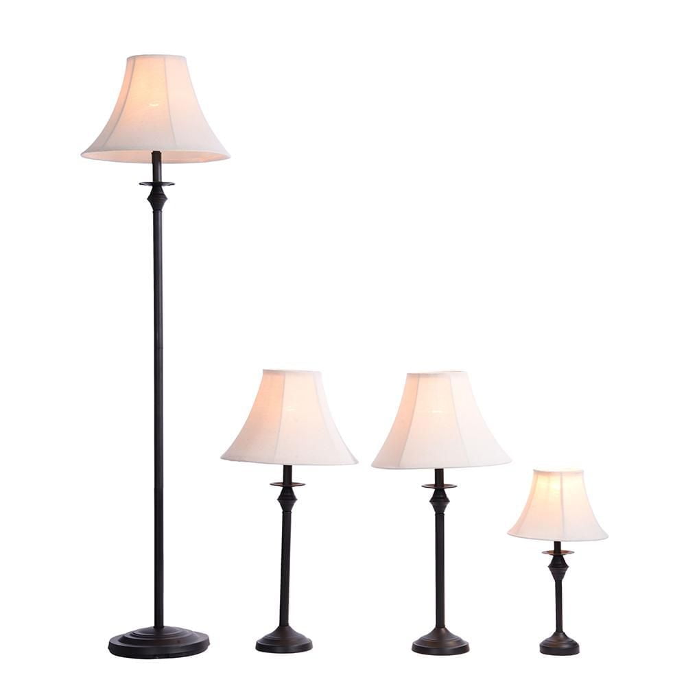 Hometrends 4-Piece Lamp Set