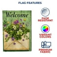 thumbnail image 5 of America Forever Welcome Shamrock Violet Garden Flag, 12.5 x 18 inch Double Sided, St Patrick Day Clover Purple, Irish Spring Flag, Lucky Flower, 5 of 5