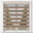 Brown, variant on ShadesU Custom Size Zebra Window Blinds, White, 72 in W x 72 in H, Light Filtering Privacy Shades with Aluminum Headrail