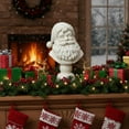 thumbnail image 5 of Tupukom Bust Sculptures Santa Bust Christmas Tabletop Decoration, White Santa Claus Head Statue Resin Figurine Christmas Home Decor Ornament for Tabletop Bookshelf Bedroom Office Gifts, 5 of 8