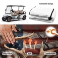 thumbnail image 6 of XYZCANDO Buck Deer American Flag 2-Seat Golf Cart Seat Cover - Terry Cloth Non-Slip Protector With 4 Pockets Universal Fit, 6 of 8
