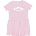 thumbnail image 3 of Inktastic Naples Beach 1886 Girls Toddler Dress, 3 of 5