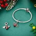 thumbnail image 4 of MULA Optional Christmas Santa Claus Love Heart 925 Sterling Silver DIY Charms 5A Zircon fit Charms Bracelets for Women Jewelry, 4 of 6