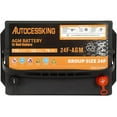 thumbnail image 2 of Autocessking Platinum AGM 12V Automotive Battery BCI Group 24F 70AH 710 CCA, Premium Maintenance Free AGM Car Batteries Top Post for Cars, 36 Months Warrantly, 2 of 8