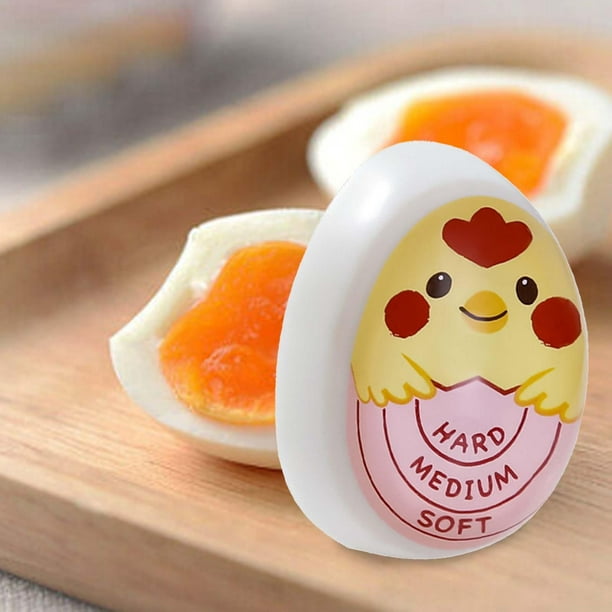 Egg timer indicator soft-boiled display egg cooked degree mini egg boiler