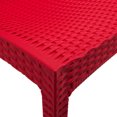 thumbnail image 7 of Weave Mace Indoor Outdoor Dining Chair (Armless), Set Of 4 - Red, 7 of 7