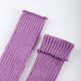 thumbnail image 3 of TELOLY Leg Warmers for Women Winter,Knee-High Socks Long Socks for Women,Ideal School Uniforms Knee High Socks,Green, 3 of 5