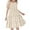 Beige A, variant on WRKEKC Girls Summer Dress Spaghetti Strap Gradient Color Block Tiered Ruffle Hem Bohemian Sundress for Girls 4-14 Years