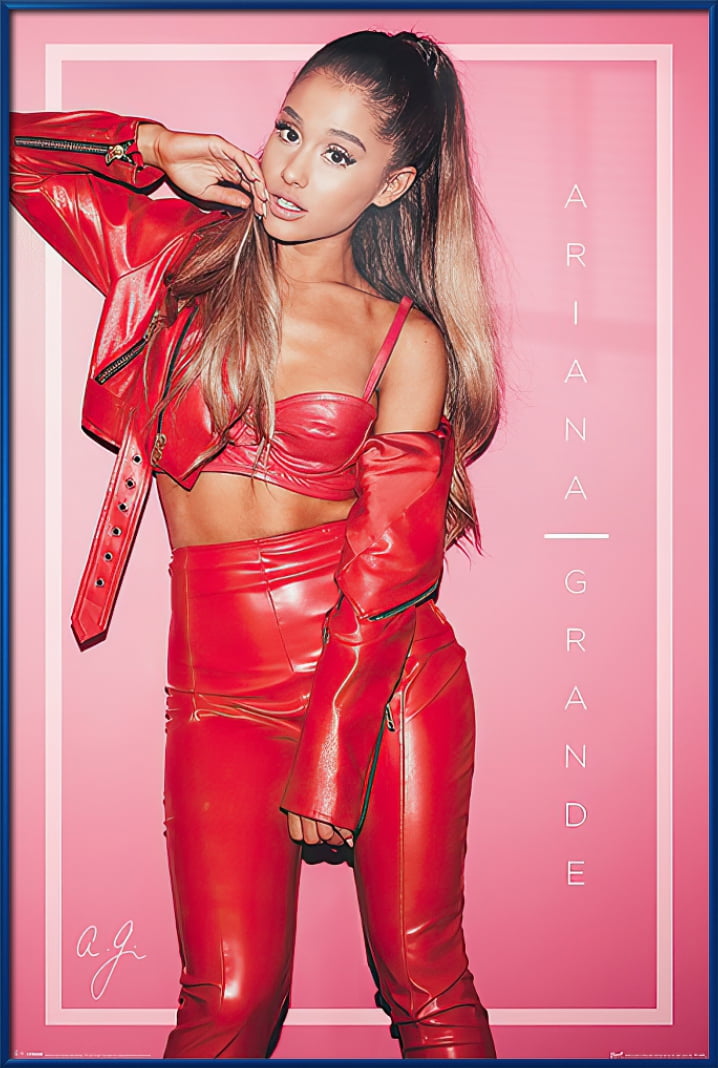 718px x 1068px - Ariana Grande - Music / Personality Poster / Print (Red Leather) -  Walmart.com