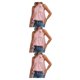 thumbnail image 2 of Sonducket Blusa sin mangas Estética Elegante Suelta Camisa fresca Fecha de aniversario Top Playa Vacaciones Viajes Ropa de verano Rosa XL Rosa XL 3piezas Sonducket CBP250961, 2 of 6