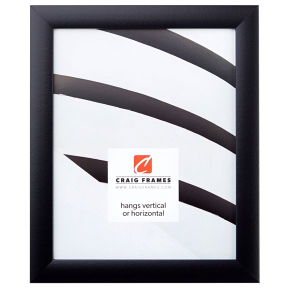 Craig Frames 20x27 Picture Frame - Black Style 1"WB3 1 Inch MDF Moulding - Wall Display Frame for Art, Posters, or Photos