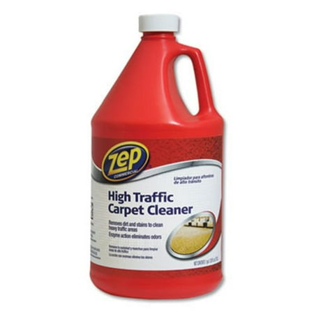 Zep Commercial High Traffic Carpet Cleaner, 1 gal, 4/Carton (Best Way To Clean High Traffic Carpet)