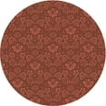 thumbnail image 1 of Ahgly Company Indoor Round Patterned Grapefruit Red Area Rugs, 8' Round, 1 of 6