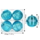 thumbnail image 3 of 4pcs 10cm Striped Christmas Ball Set, 3 of 5