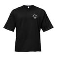 thumbnail image 4 of Mens Tshirts Casual Short Sleeve Relaxed Fit Oversized Loose Crew Neck Soft Breathable Basic Tee Top Black L, 4 of 4