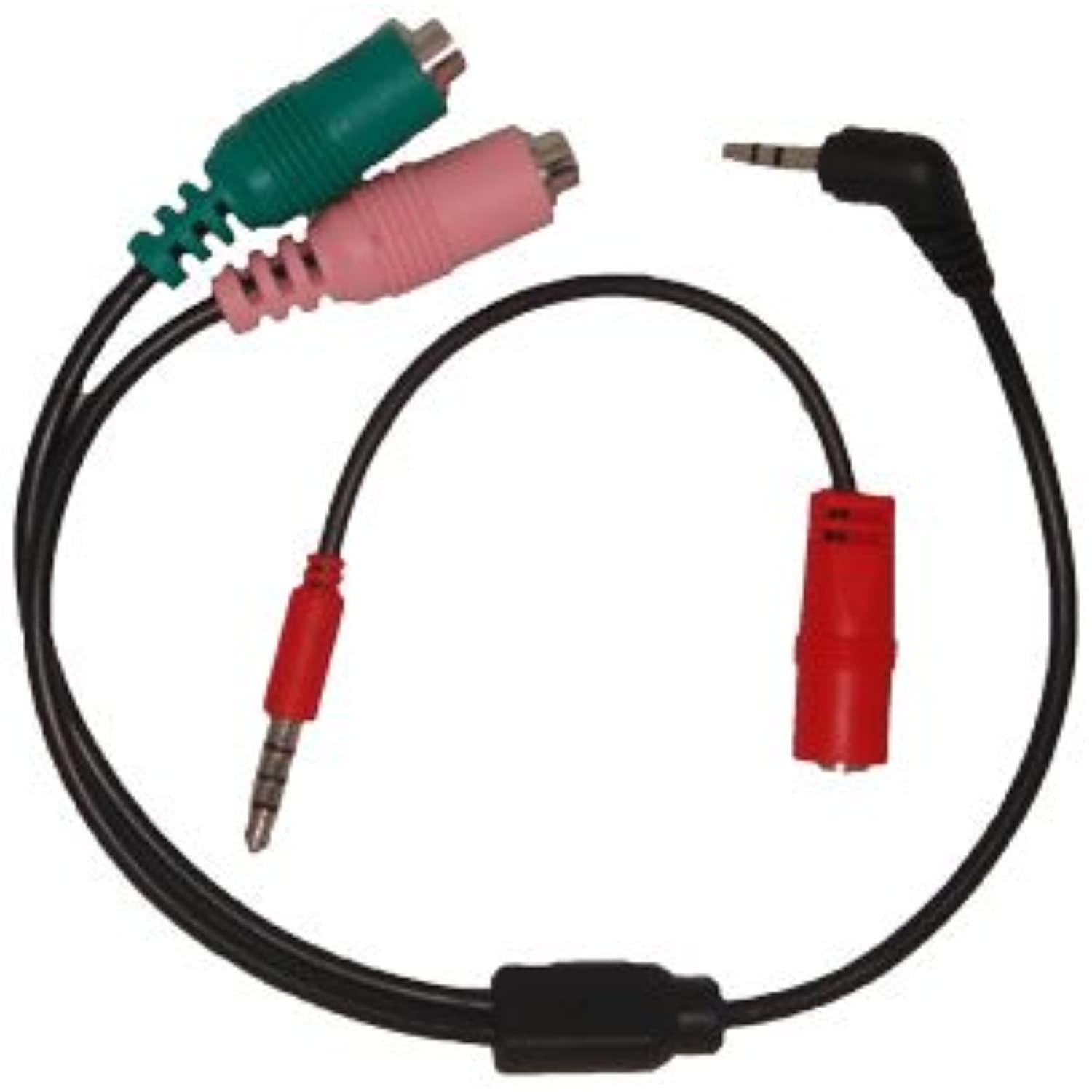 Headset Buddy PC Headset To Phone Adapter Dual 3.5mm To 2.5mm Kit (01