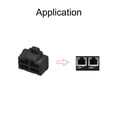 thumbnail image 3 of Silicone Ethernet Hub Port RJ45 Anti-Dust Stopper Cap Cover Black 5 pcs, 3 of 4