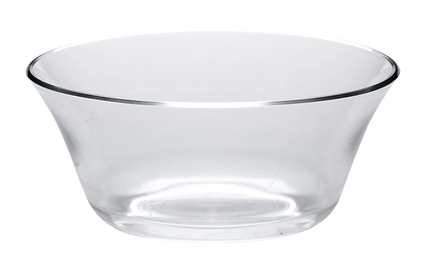 Dishwasher Safe 2 Pack Clear Glass Bowl Elegant Salad Serving ServeWare