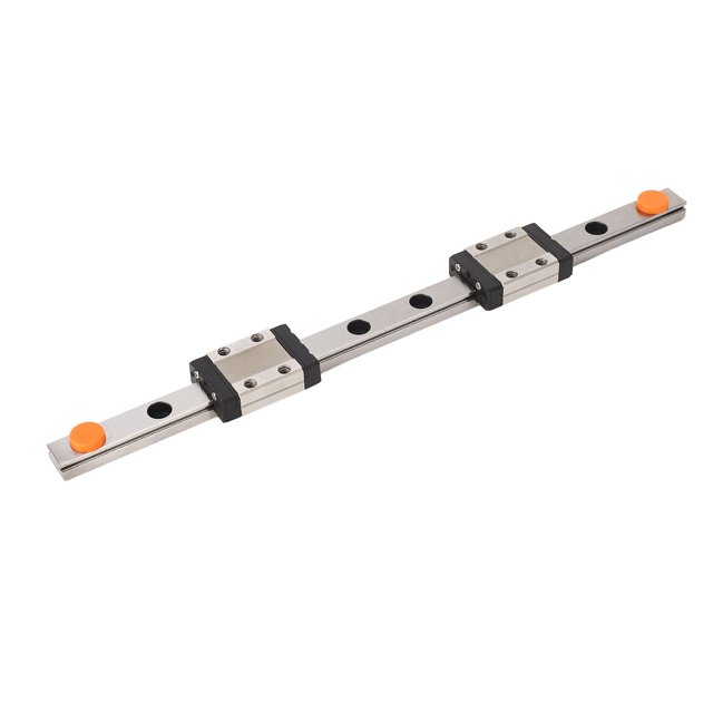 Riel Guía Lineal De 200 Mm, Riel Deslizante Lineal De Alta Precisión De Acero Con 2 Controles Deslizantes Estándar Para Equipos Pequeños