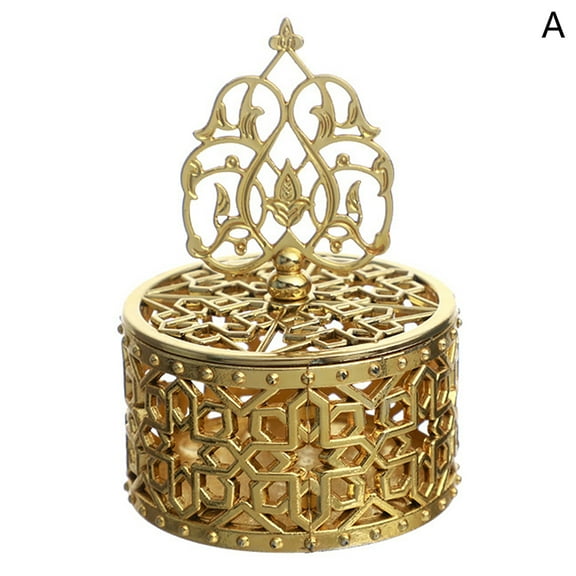 1Pc Souvenir Gift Case Gold Electroplating Small Box Home Table Decor Portable Wedding Trinket Box Candy Container Sugar Box