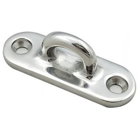 White Water 6342S 316 Stainless Oblong Pad Eyes