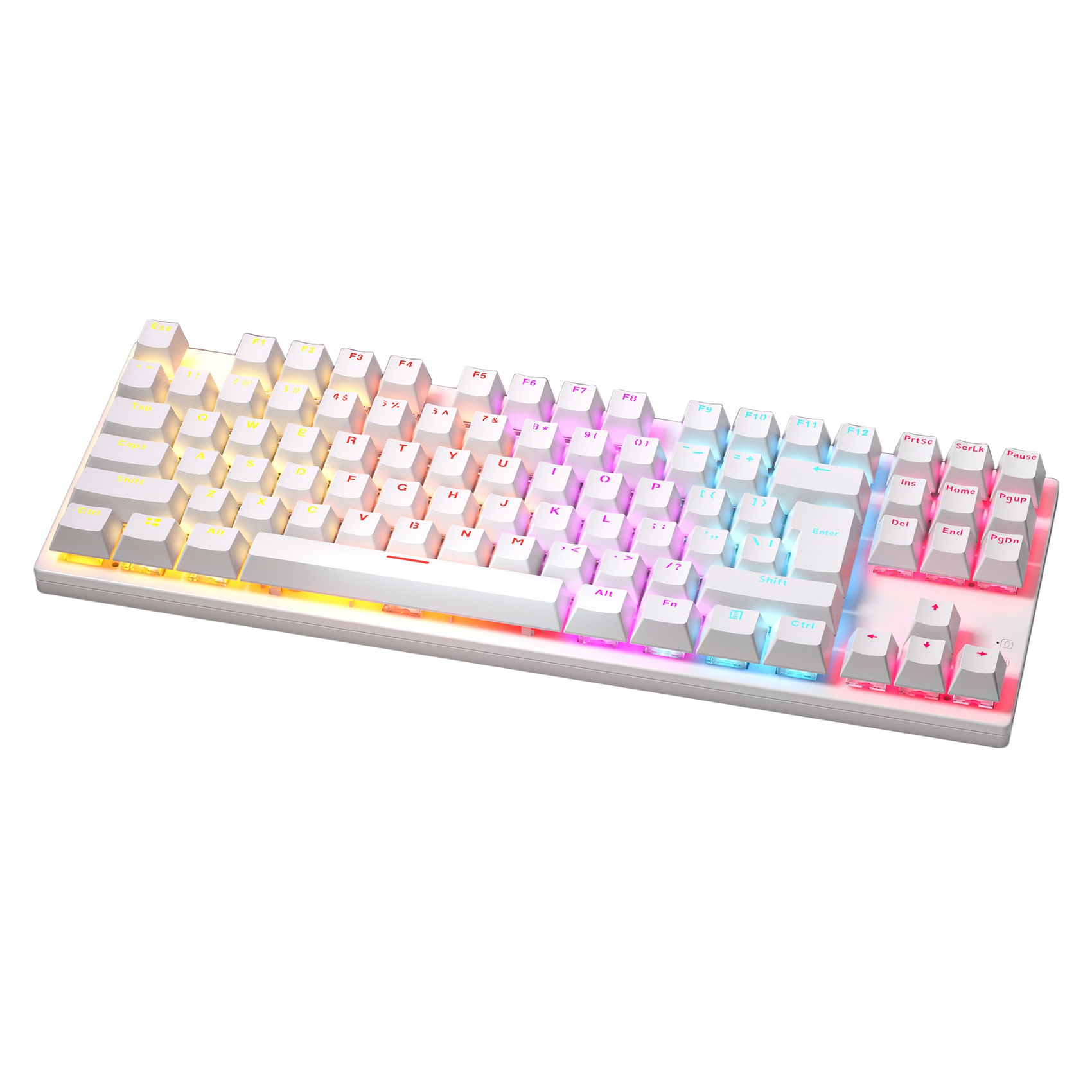 Gaming Mechanical Keyboard 87 Keys Mechanical Keyboard Green Switch RGB