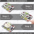 thumbnail image 3 of Skeleton Fruit Food Scale Digital Kitchen Scale Waterproof Tempered Glass Tare Function 11 lb for Baking Cooking Meal Prep, 3 of 7
