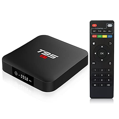 TUREWELL T95 S1 Android TV Box, Android 7.1 tv Box Amlogic S905W Quad Core 2GB RAM 16GB ROM Media Player with Digital Display HD Output HD 4K Ethernet