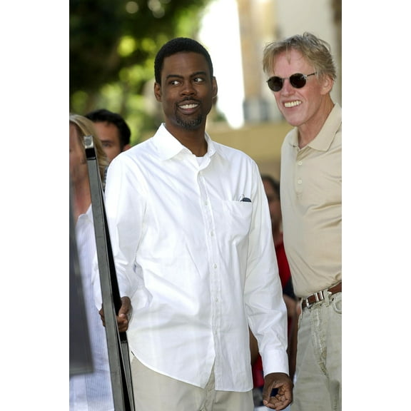 Chris Rock, Gary Busey At The Press Conference For Hollywood Walk Of Fame Star Ceremony For Chris Farley, Hollywood, Los
