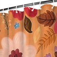 thumbnail image 3 of Pioneer Flower Floral Print Pattern Shower Curtain 84"x72" ,Bathroom Decorative Shower Curtains Set with 12 Hooks,Modern Waterproof Washable Shower Curtain, 3 of 6
