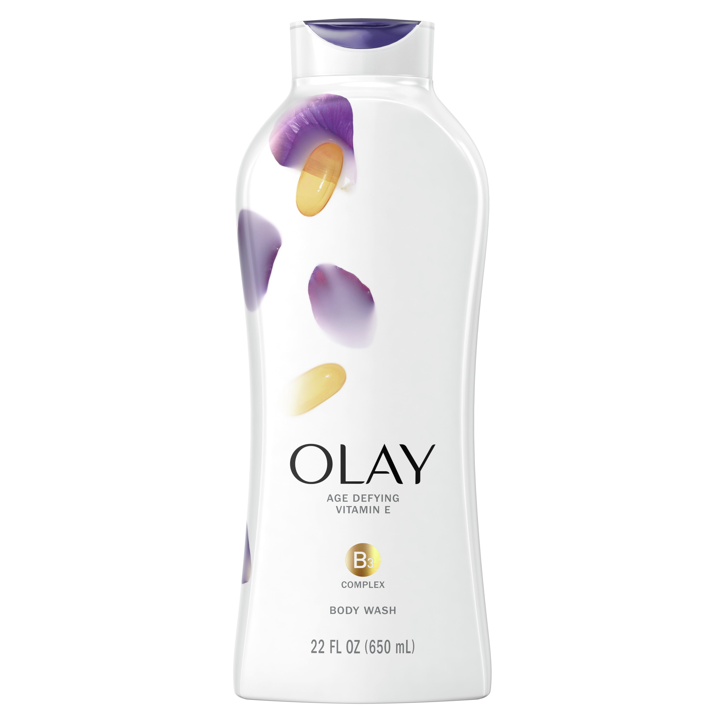 Olay Age Defying Body Wash for Women with Vitamin E, 22 fl oz