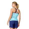 thumbnail image 4 of Free Country Women's Macrame Back Tankini Top Aquatopia Mirage L, 4 of 5