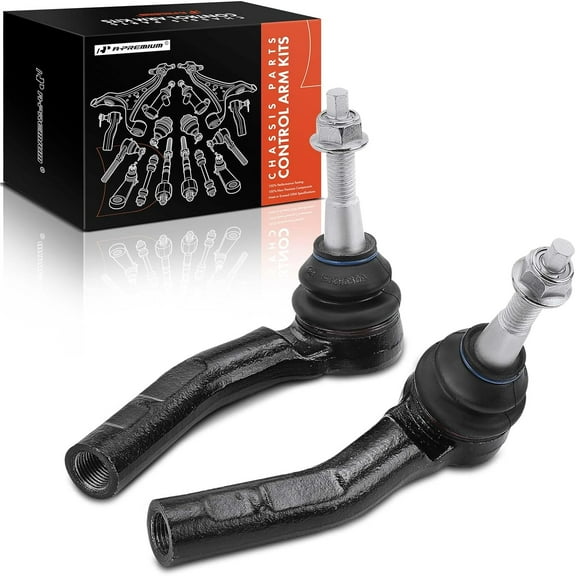 A-Premium 2Pcs Front Outer Tie Rod End Kit Compatible with Buick LaCrosse 2010-2016, Regal 2012-2017, Allure 2010 & Cadillac XTS 2013-2019 & Saab 9-5 2010-2011