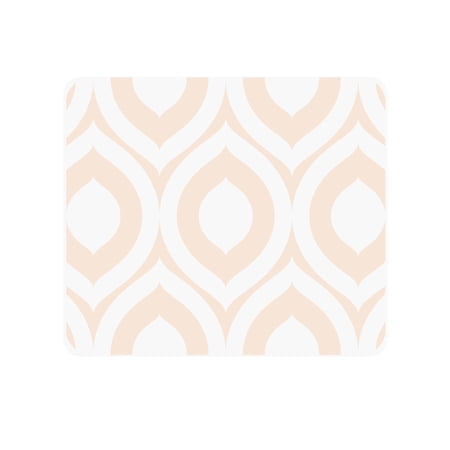 UPC: 0731969583029 | OTM Prints White Mouse Pad  Elm Frost Peach