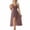 Khaki, variant on Womens Lingerie Wrap V Neck Nightdress Backless Sleeveless Side Split Soft Mesh Long Nightgown for Pajama Party