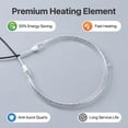 thumbnail image 3 of 1PC Replacement Halogen Flavorwave Turbo Oven Bulb Lamp Heating Element 110V Round Halogen Heating Tube Accessories Attachments, 3 of 9