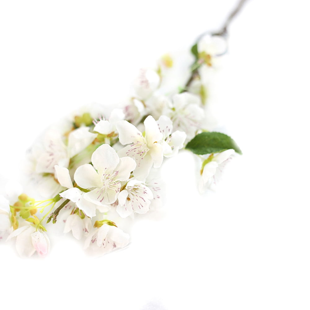 Artificial Fake Flowers Leaf-Cherry Blossoms Floral Wedding Bouquet Party L 