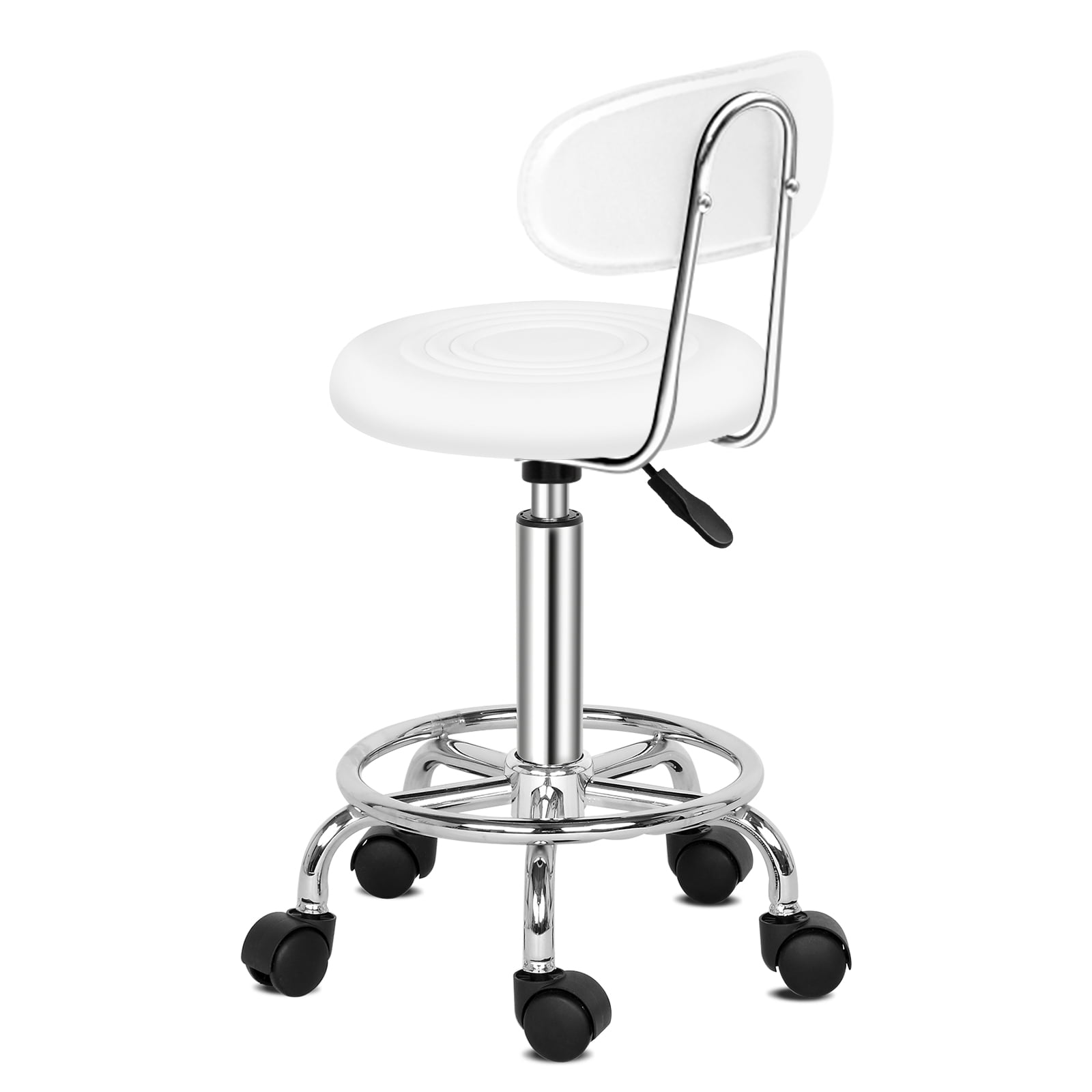 Ktaxon Swivel Salon Stool Chair with Backrest, Adjustable