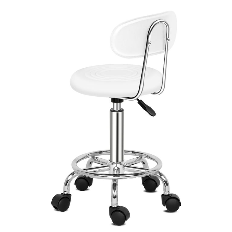 Ktaxon Swivel Salon Stool Chair with Backrest, Adjustable