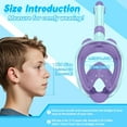 thumbnail image 5 of Greatever Snorkeling Gear for Kids,Ideal Gifts of Kids Snorkel Mask,Full Face Snorkel Mask Kids with Camera Mount,Safe Breathing for Enchanting Travel, 5 of 6