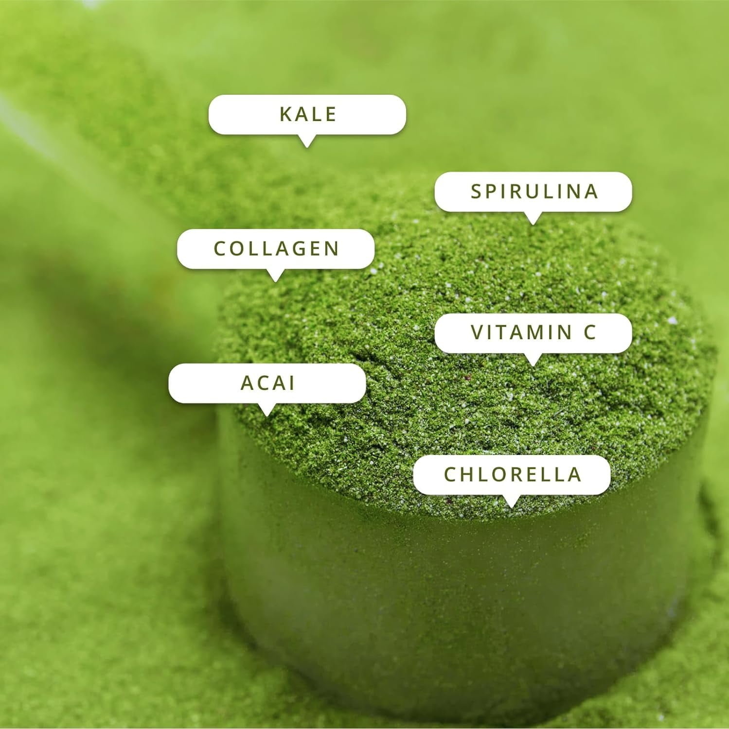 Sculpt Nation Greens Powder Superfood Blend Strawberry Flavor with Collagen 30 Servings 8.4305 Ounce