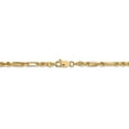 thumbnail image 4 of 14K Yellow Gold bracelet Rope chain Diamond-cut 24 in 3 mm, 4 of 5