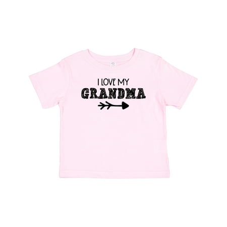 

Inktastic I Love My Grandma with Arrow Gift Baby Boy or Baby Girl T-Shirt