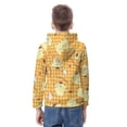 thumbnail image 2 of Pompompurin Hoodie 3D Print Pullover Hooded Long Sleeve Sweatshirts Tops Blouse with Pocket for Boys Girls M, 2 of 6