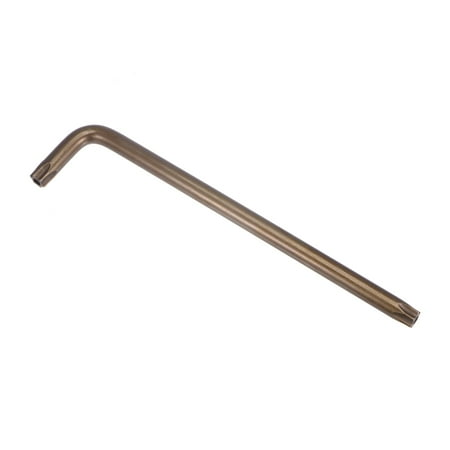 

Uxcell T60 Anti Tamper Proof Torx Star Key Bit Wrench L-Shape 10.24-inch Long Arm S2 Steel