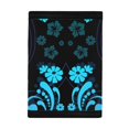 thumbnail image 3 of Chririnla Hawaiian Tribal Sea Turtle & Hibiscus Floral Pattern Children's Wallet, Polyester Kids Trifold Wallet for Outdoor, Portable Compact Trifold Money Organizer, 3 of 6