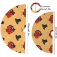 thumbnail image 4 of FMSHPON Thanksgiving Turkey Hats Xmas Christmas Tree Skirt Stand Mat for Holiday Party Decoration Indoor Outdoor 36 inches, 4 of 6