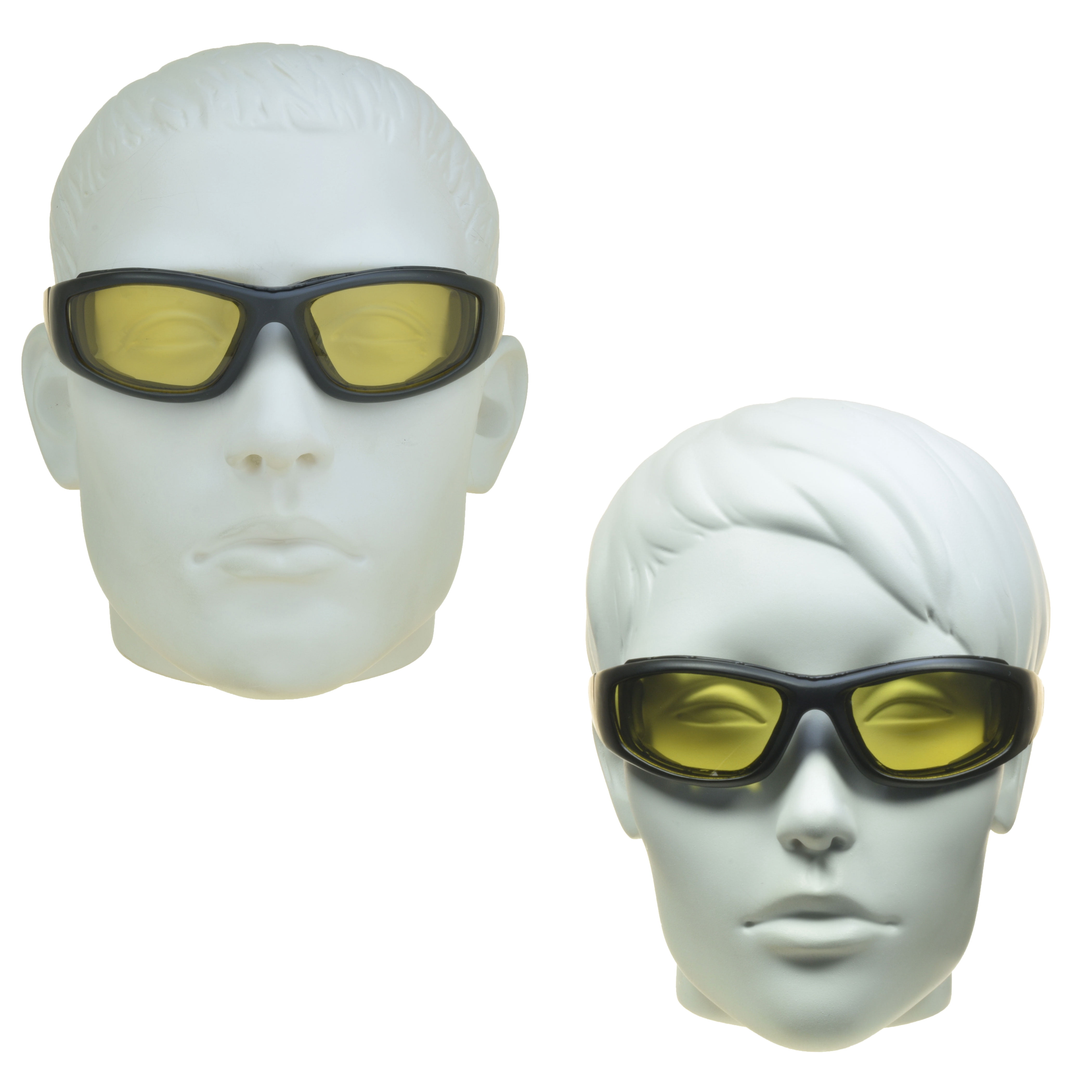 Bikershades Motorcycle Transitional Foam Padded Night Riding Photochromic Lenses and Foam Sunglasses w/ Hard Case